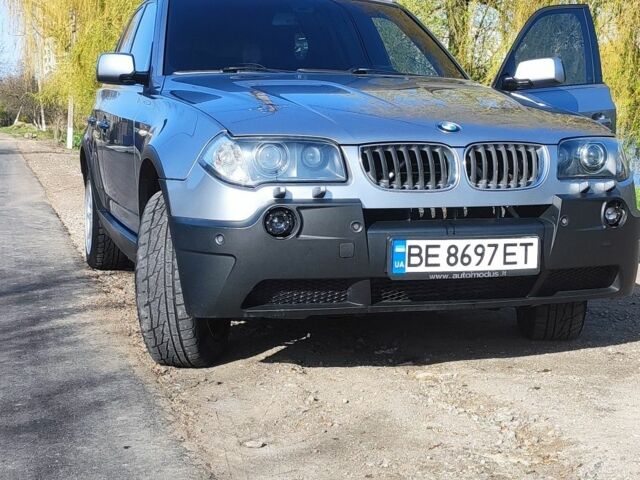 Серый БМВ Х3, объемом двигателя 3 л и пробегом 400 тыс. км за 7900 $, фото 1 на Automoto.ua
