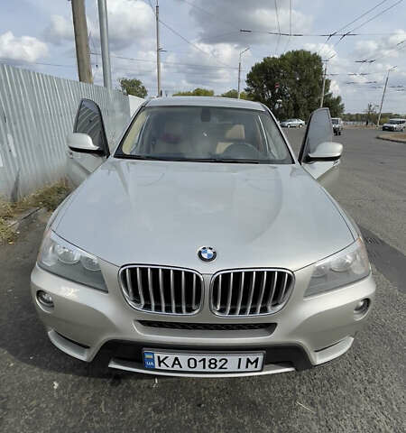 Серый БМВ Х3, объемом двигателя 3 л и пробегом 345 тыс. км за 11500 $, фото 1 на Automoto.ua