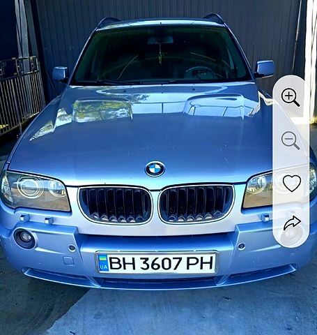 Синий БМВ Х3, объемом двигателя 2.5 л и пробегом 260 тыс. км за 7300 $, фото 1 на Automoto.ua