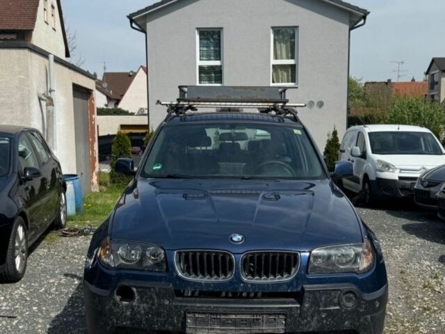 Синий БМВ Х3, объемом двигателя 2 л и пробегом 315 тыс. км за 3700 $, фото 1 на Automoto.ua