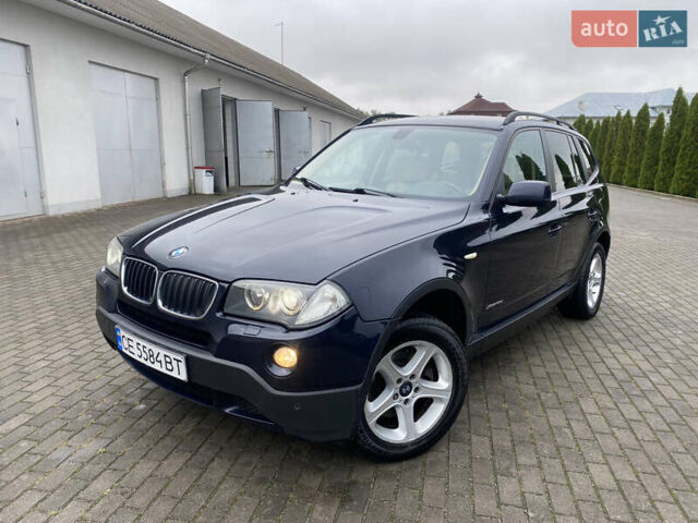 Синий БМВ Х3, объемом двигателя 2 л и пробегом 314 тыс. км за 9500 $, фото 1 на Automoto.ua