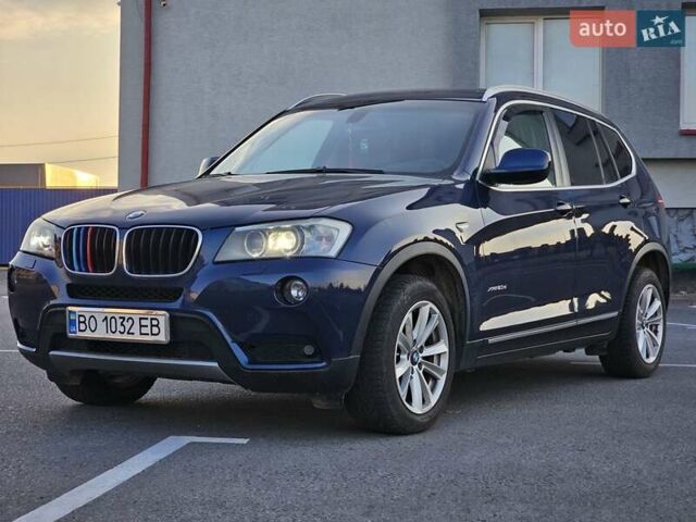 Синий БМВ Х3, объемом двигателя 2 л и пробегом 311 тыс. км за 10499 $, фото 1 на Automoto.ua