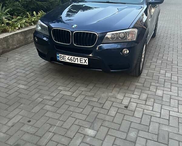 Синій БМВ Х3, об'ємом двигуна 2 л та пробігом 289 тис. км за 13500 $, фото 1 на Automoto.ua