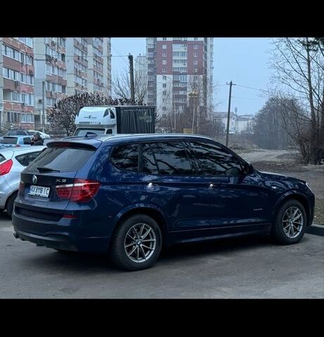 Синий БМВ Х3, объемом двигателя 2 л и пробегом 276 тыс. км за 16000 $, фото 1 на Automoto.ua