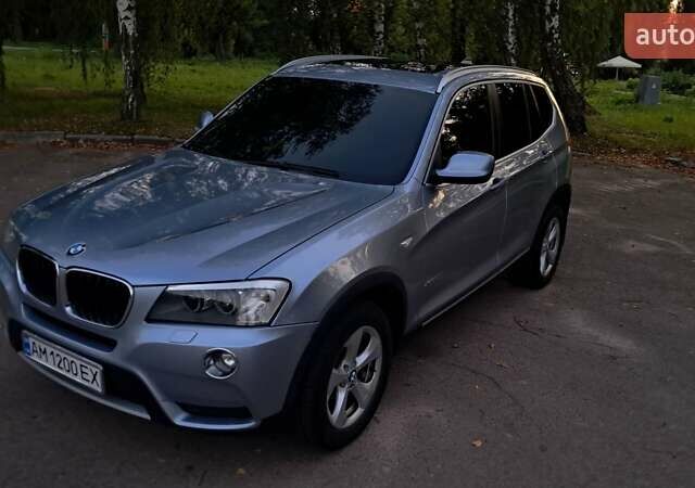 Синий БМВ Х3, объемом двигателя 2 л и пробегом 318 тыс. км за 13500 $, фото 1 на Automoto.ua