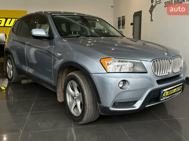 Синий БМВ Х3, объемом двигателя 3 л и пробегом 236 тыс. км за 12650 $, фото 1 на Automoto.ua