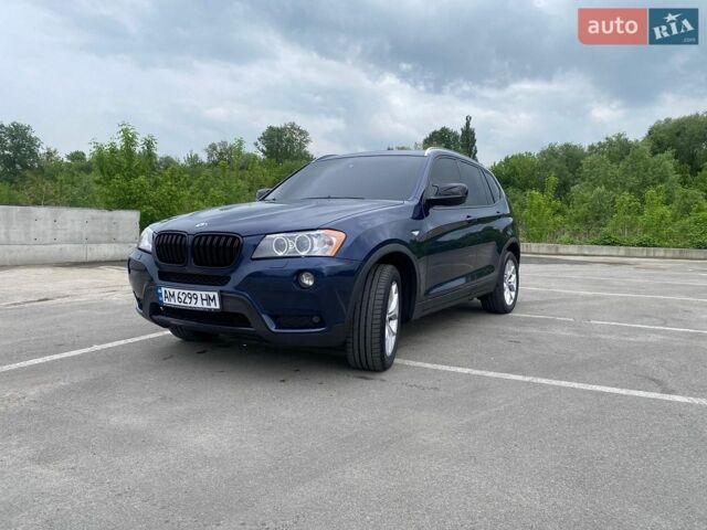 Синий БМВ Х3, объемом двигателя 3 л и пробегом 336 тыс. км за 14000 $, фото 1 на Automoto.ua