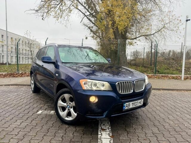 Синий БМВ Х3, объемом двигателя 3 л и пробегом 248 тыс. км за 11500 $, фото 1 на Automoto.ua