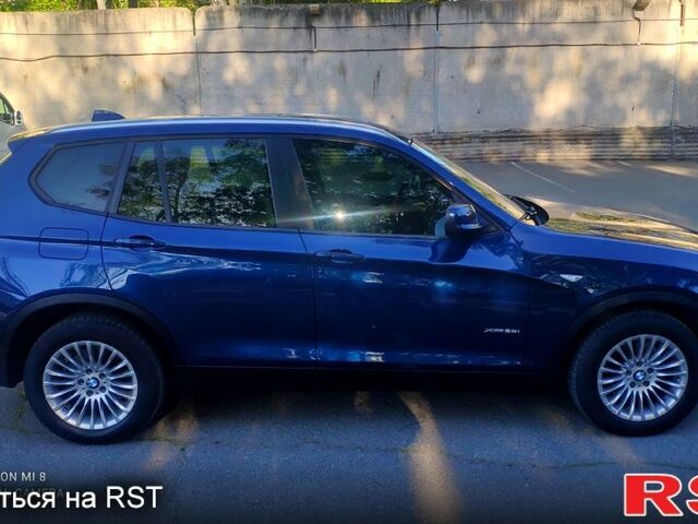 Синий БМВ Х3, объемом двигателя 2 л и пробегом 165 тыс. км за 12500 $, фото 1 на Automoto.ua