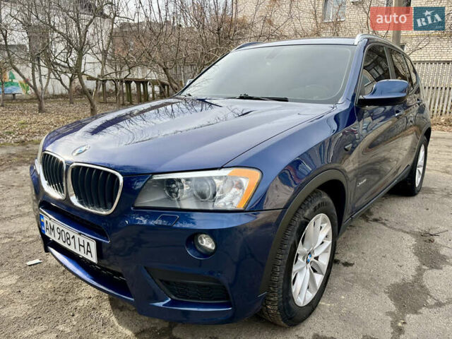 Синий БМВ Х3, объемом двигателя 2 л и пробегом 243 тыс. км за 12000 $, фото 1 на Automoto.ua