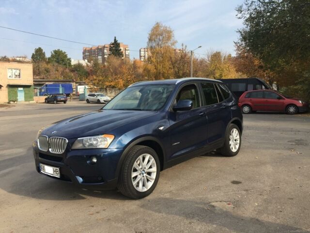 Синій БМВ Х3, об'ємом двигуна 2 л та пробігом 110 тис. км за 24500 $, фото 1 на Automoto.ua