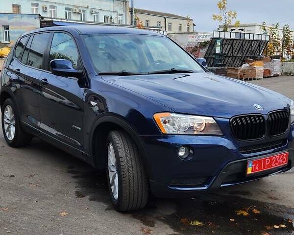 Синий БМВ Х3, объемом двигателя 2 л и пробегом 180 тыс. км за 13799 $, фото 1 на Automoto.ua