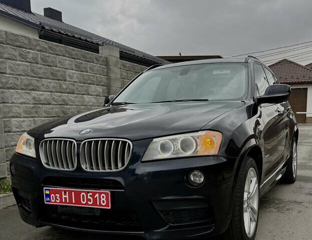 Синий БМВ Х3, объемом двигателя 2 л и пробегом 192 тыс. км за 12800 $, фото 1 на Automoto.ua