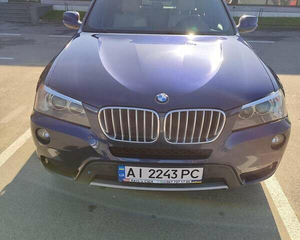 Синий БМВ Х3, объемом двигателя 2 л и пробегом 275 тыс. км за 14299 $, фото 1 на Automoto.ua