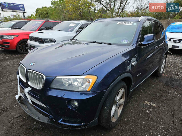 Синий БМВ Х3, объемом двигателя 2 л и пробегом 220 тыс. км за 2400 $, фото 1 на Automoto.ua