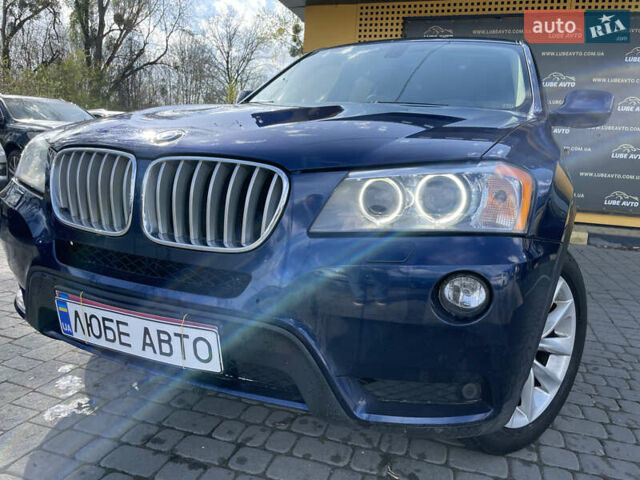Синий БМВ Х3, объемом двигателя 2 л и пробегом 147 тыс. км за 10900 $, фото 1 на Automoto.ua