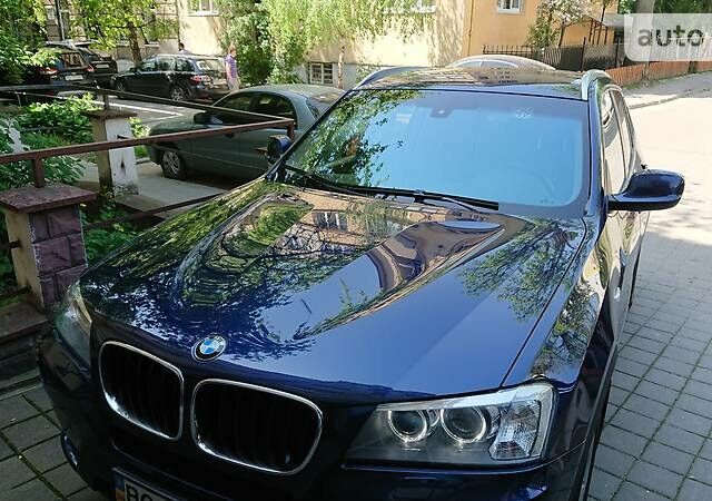 Синій БМВ Х3, об'ємом двигуна 2 л та пробігом 212 тис. км за 18000 $, фото 1 на Automoto.ua