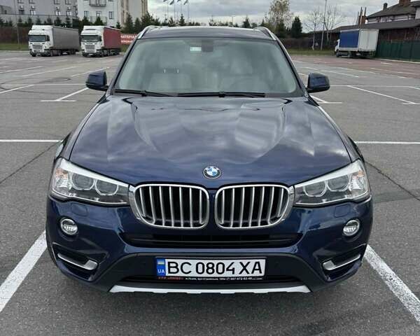 Синий БМВ Х3, объемом двигателя 2 л и пробегом 165 тыс. км за 15900 $, фото 1 на Automoto.ua