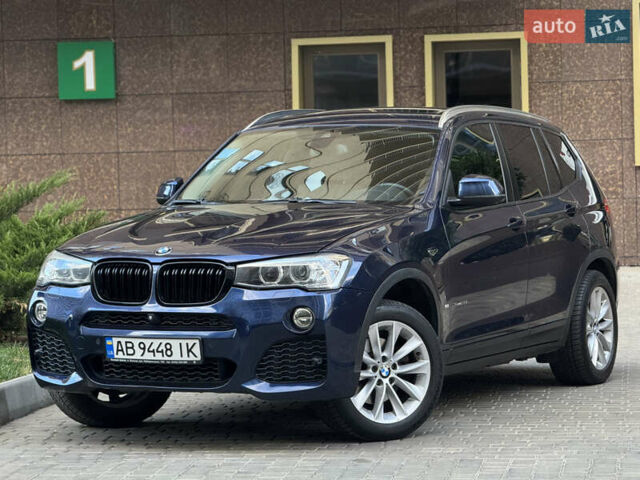 Синий БМВ Х3, объемом двигателя 2 л и пробегом 198 тыс. км за 16500 $, фото 1 на Automoto.ua