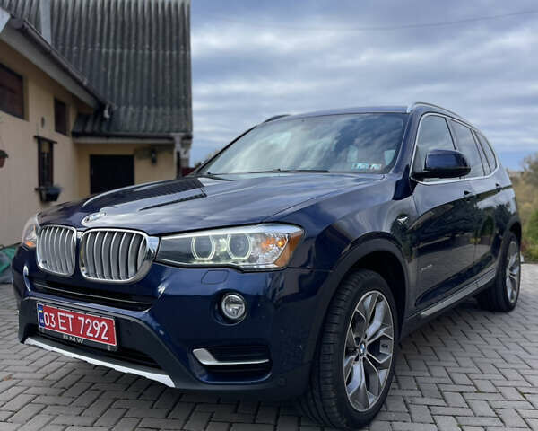Синий БМВ Х3, объемом двигателя 2 л и пробегом 190 тыс. км за 15900 $, фото 1 на Automoto.ua