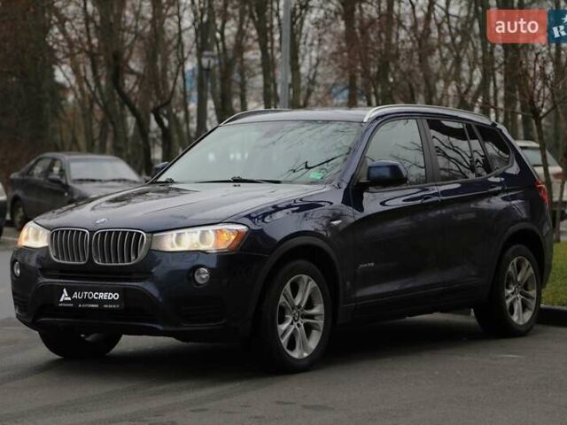 Синий БМВ Х3, объемом двигателя 3 л и пробегом 233 тыс. км за 17000 $, фото 1 на Automoto.ua
