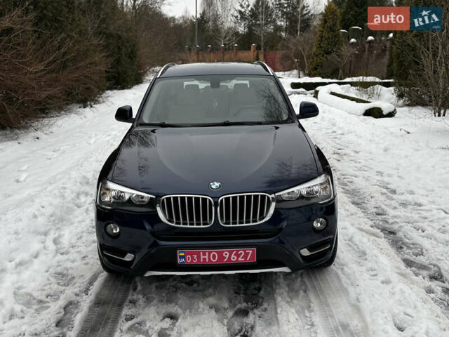Синий БМВ Х3, объемом двигателя 2 л и пробегом 219 тыс. км за 13450 $, фото 1 на Automoto.ua