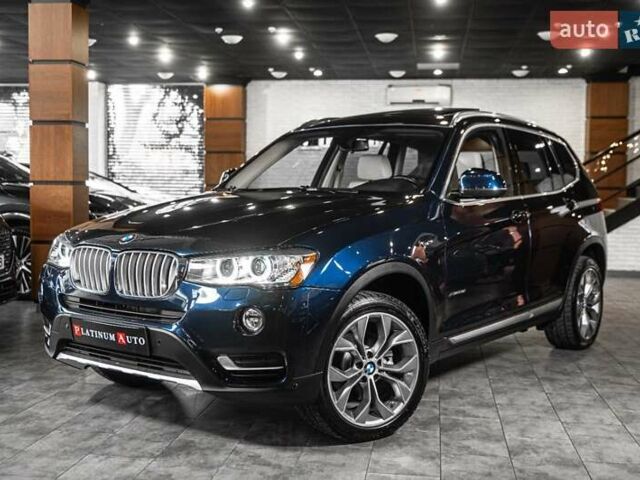 Синий БМВ Х3, объемом двигателя 2 л и пробегом 117 тыс. км за 18600 $, фото 1 на Automoto.ua