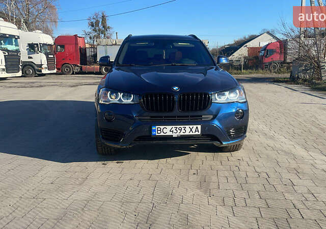 Синий БМВ Х3, объемом двигателя 2 л и пробегом 190 тыс. км за 15500 $, фото 1 на Automoto.ua