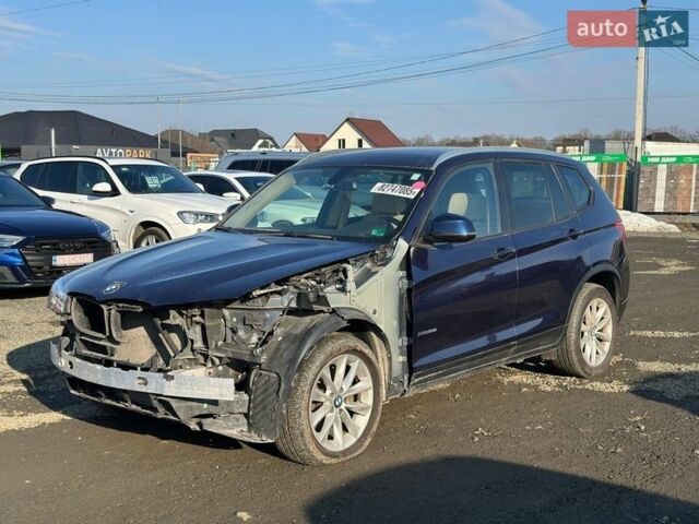 Синий БМВ Х3, объемом двигателя 2 л и пробегом 212 тыс. км за 10300 $, фото 1 на Automoto.ua