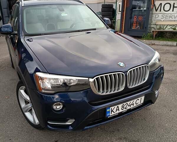 Синий БМВ Х3, объемом двигателя 2 л и пробегом 123 тыс. км за 19800 $, фото 1 на Automoto.ua