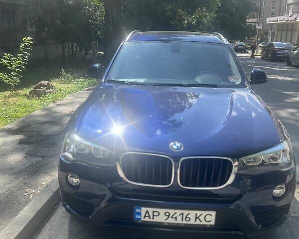 Синій БМВ Х3, об'ємом двигуна 2 л та пробігом 102 тис. км за 17800 $, фото 1 на Automoto.ua