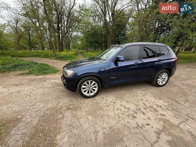 Синий БМВ Х3, объемом двигателя 2 л и пробегом 178 тыс. км за 11700 $, фото 1 на Automoto.ua