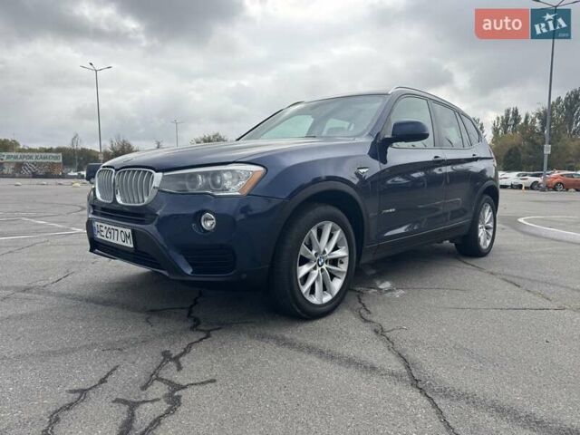 БМВ Х3 2017 в Днепре (Днепропетровске) на Automoto.ua Синий БМВ Х3, объемом двигателя 2 л и пробегом 94 тыс. км за 22500 $, фото 1 на Automoto.ua