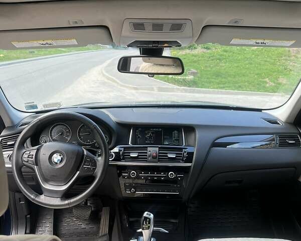 Синий БМВ Х3, объемом двигателя 2 л и пробегом 96 тыс. км за 17000 $, фото 1 на Automoto.ua