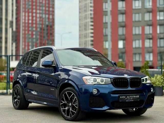 Синий БМВ Х3, объемом двигателя 3 л и пробегом 152 тыс. км за 19900 $, фото 1 на Automoto.ua