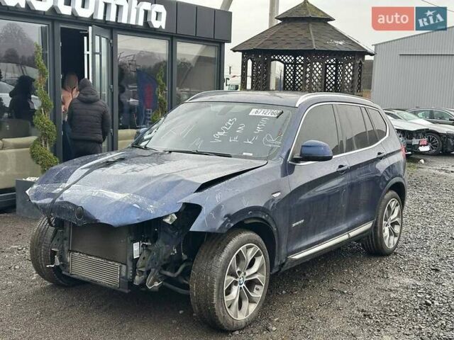 Синий БМВ Х3, объемом двигателя 2 л и пробегом 175 тыс. км за 10900 $, фото 1 на Automoto.ua