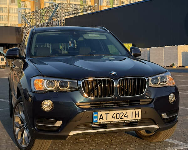 Синий БМВ Х3, объемом двигателя 3 л и пробегом 118 тыс. км за 19500 $, фото 1 на Automoto.ua