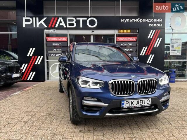 Синий БМВ Х3, объемом двигателя 2 л и пробегом 77 тыс. км за 29900 $, фото 1 на Automoto.ua