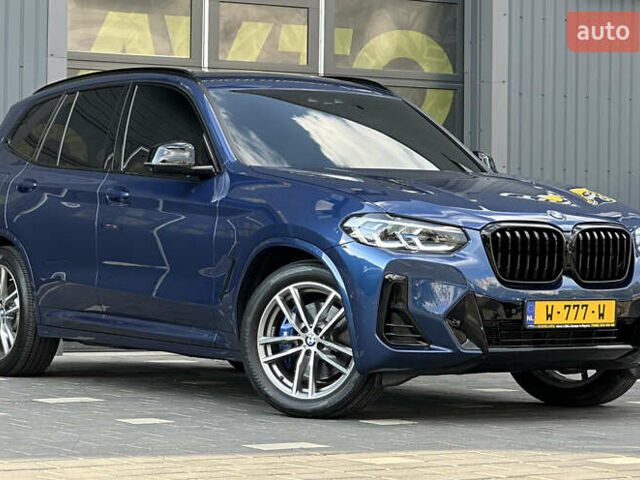 Синий БМВ Х3, объемом двигателя 3 л и пробегом 92 тыс. км за 35950 $, фото 1 на Automoto.ua