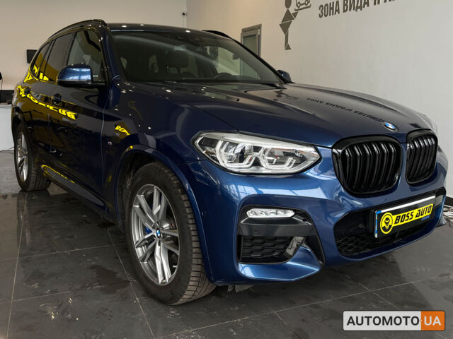 Синий БМВ Х3, объемом двигателя 3 л и пробегом 137 тыс. км за 38600 $, фото 1 на Automoto.ua