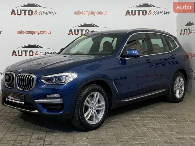 Синий БМВ Х3, объемом двигателя 2 л и пробегом 194 тыс. км за 28950 $, фото 1 на Automoto.ua