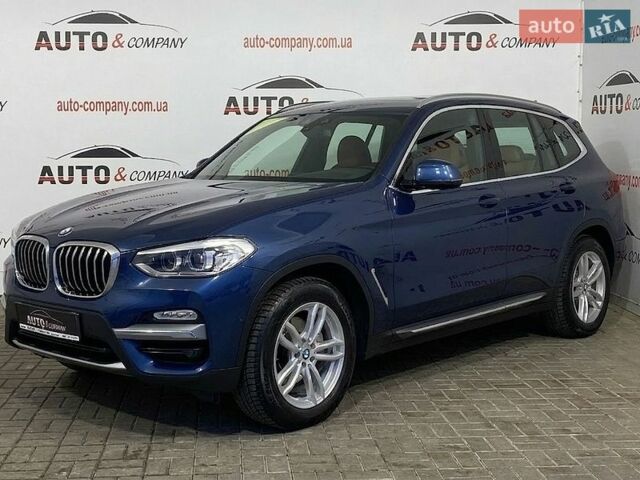 Синий БМВ Х3, объемом двигателя 2 л и пробегом 194 тыс. км за 28950 $, фото 1 на Automoto.ua