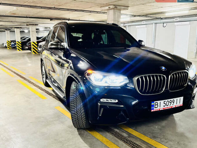 Синий БМВ Х3, объемом двигателя 3 л и пробегом 61 тыс. км за 42500 $, фото 1 на Automoto.ua