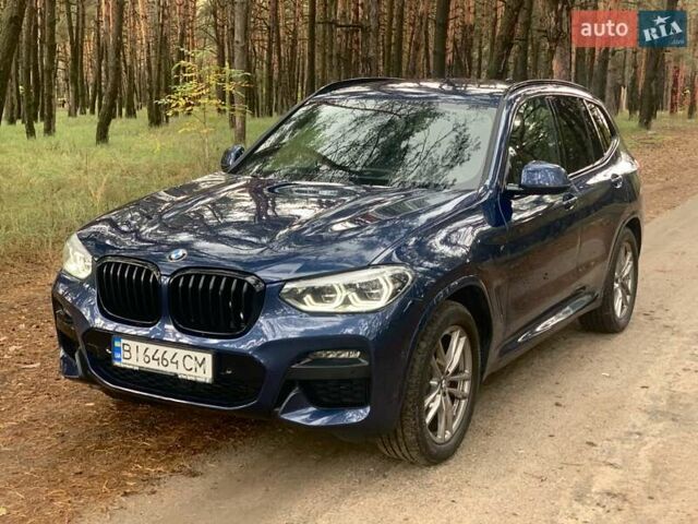 Синий БМВ Х3, объемом двигателя 2 л и пробегом 95 тыс. км за 36700 $, фото 1 на Automoto.ua