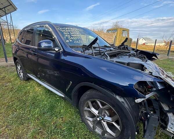 Синий БМВ Х3, объемом двигателя 2 л и пробегом 72 тыс. км за 14700 $, фото 1 на Automoto.ua
