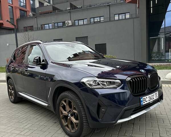 Синий БМВ Х3, объемом двигателя 2 л и пробегом 95 тыс. км за 36800 $, фото 1 на Automoto.ua