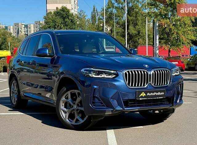 Синий БМВ Х3, объемом двигателя 2 л и пробегом 9 тыс. км за 43000 $, фото 1 на Automoto.ua