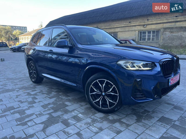 Синій БМВ Х3, об'ємом двигуна 2 л та пробігом 48 тис. км за 51800 $, фото 1 на Automoto.ua