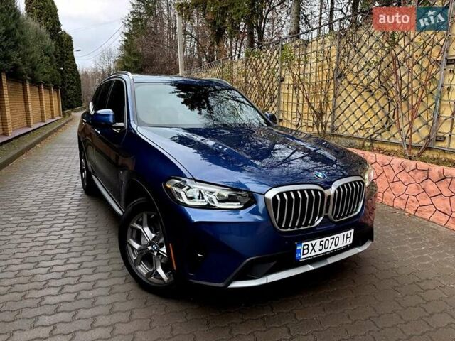 Синий БМВ Х3, объемом двигателя 2 л и пробегом 5 тыс. км за 53900 $, фото 1 на Automoto.ua
