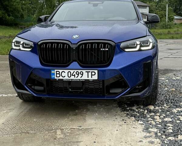 Синий БМВ X4 M, объемом двигателя 2.99 л и пробегом 1 тыс. км за 85000 $, фото 1 на Automoto.ua